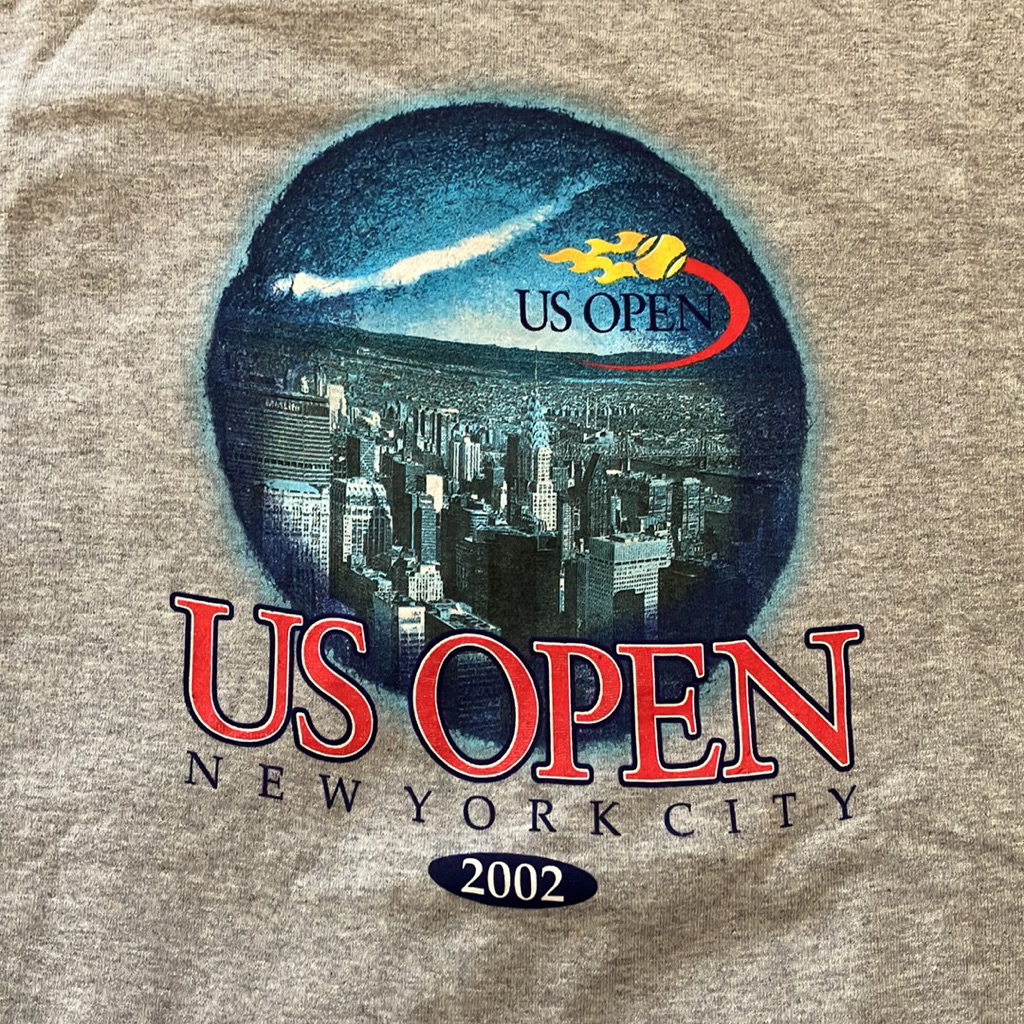 Us Open 2002 Tennis Tournament TShirt Large